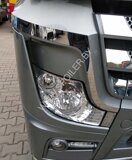 Хромированные накладки над фарами для Mercedes-Benz Actros (MP4)