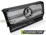 Решетка радиатора для Mercedes-Benz(W463) до 2012г. (черный хром)