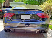 Накладка на задний бампер для Audi A5 Sportback s-line после 2011г.