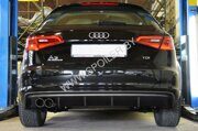 Накладка на задний бампер для Audi A3(III) до 2016г.