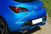 Накладка на задний бампер для Opel Astra J GTC