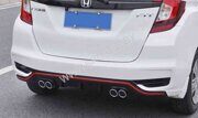 Накладка на задний бампер для Honda Fit(II) / Jazz (III) после 2017г.